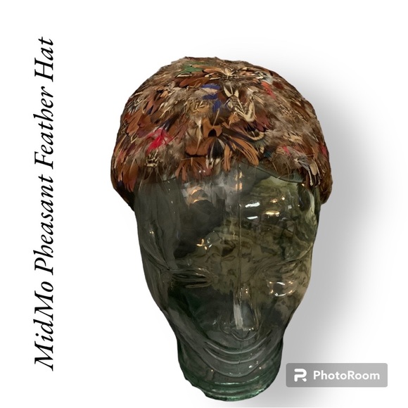 MidMo Pheasant Feather Hat - Picture 2 of 4